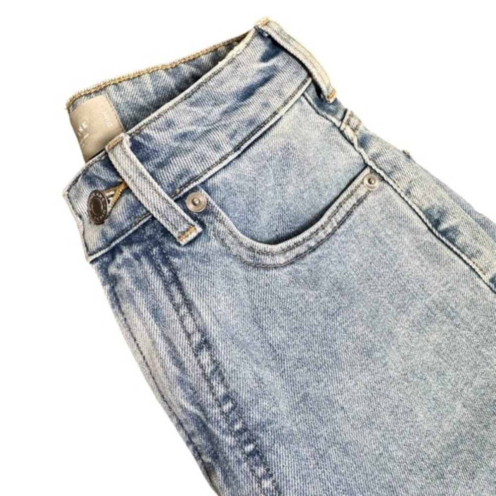 Everlane The Curvy Way High Jean Light Wash Organic Cotton Denim 23 Long - Picture 3 of 6